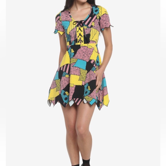 COPY - Hot Topic Nightmare Before Christmas Sally Dress - Picture 6 of 7
